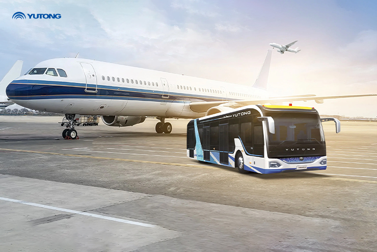 Yutong AB14E Sähköinen lentokoneshuttle-bussi: Luotettava vaihtoehto ympäristöystävälliselle lentokenttäliikenteelle