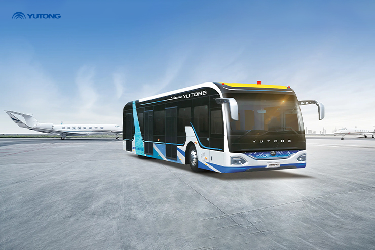 Yutong AB14E Sähköinen lentokoneshuttle-bussi: Luotettava vaihtoehto ympäristöystävälliselle lentokenttäliikenteelle