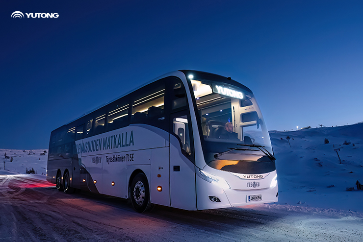 Yutong Bus T15E esittelee erinomaista akku-suorituskykyä ja ajomatkaa Suomen haasteessa