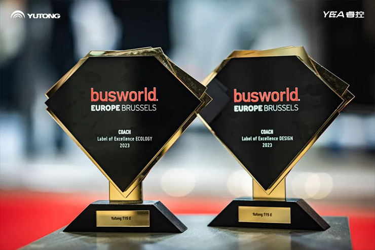 Yutong voittaa kaksi palkintoa Busworld Europe 2023 -tapahtumassa